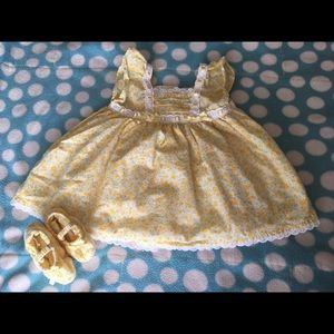 Sunny Yellow Dress with Booties